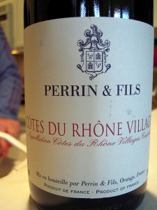 Cotes du Rhone Villages Perrin et Fils 2007