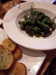 butterball potatoes and Padron peppers