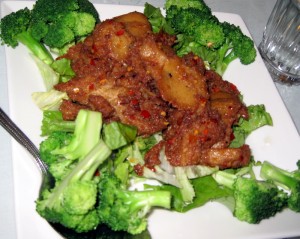 spicy vegetarian chicken
