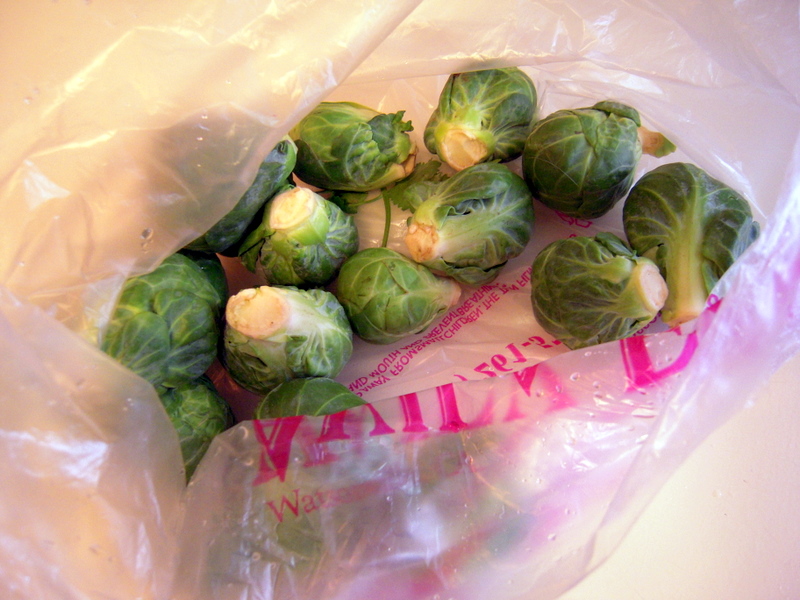 fresh brussel sprouts should be firm without wilting