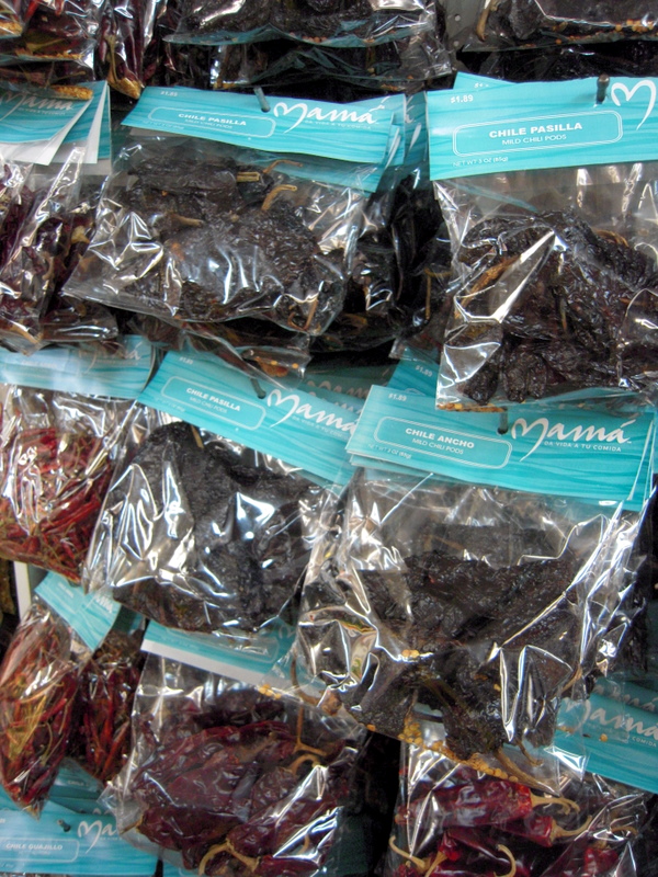 selection of dried chiles