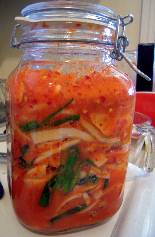 ripening root vegetable kimchi
