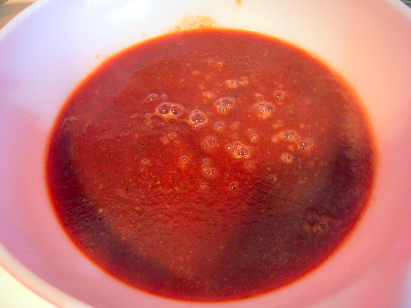 red sauce for vegetarian Mexican lasagna